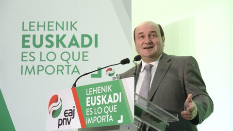El Presidente del PNV, Andoni Ortuzar. EFE/JOSÉ RAMON GOMEZ El Presidente del PNV, Andoni Ortuzar. EFE/JOSÉ RAMON GOMEZ