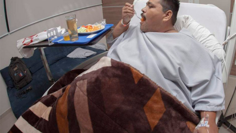 El mexicano Andrés Moreno, considerado el hombre más gordo del mundo.-E.P El mexicano Andrés Moreno, considerado el hombre más gordo del mundo.-E.P