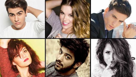Xuso Jones, Salvador Beltrán, Maverick, María Isabel, Electric Nana y Barei, candidatos para Eurovisión 2016./EUROPA PRESS Xuso Jones, Salvador Beltrán, Maverick, María Isabel, Electric Nana y Barei, candidatos para Eurovisión 2016./EUROPA PRESS