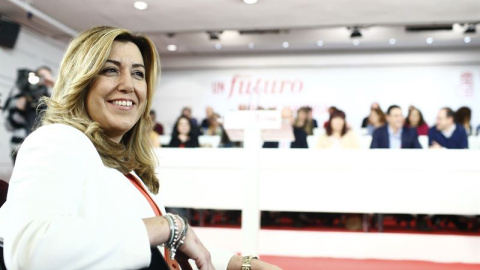 La presidenta de socialista de Andalucía, Susana Díaz, en la pasada reunión del Comité Federal del PSOE. E.P. La presidenta de socialista de Andalucía, Susana Díaz, en la pasada reunión del Comité Federal del PSOE. E.P.