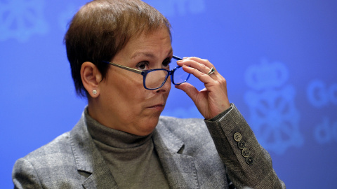 La presidenta del Gobierno foral, Uxue Barkos. EFE/Villar López