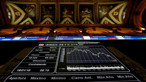 Bolsa de Madrid. EFE/Sergio Barrenechea Bolsa de Madrid. EFE/Sergio Barrenechea