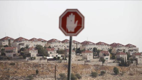 Viviendas judías en territorio palestino. EFE Viviendas judías en territorio palestino. EFE