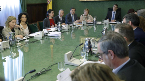 El presidente de la Cámara Baja, Patxi López, en la Junta de Portavoces del Congreso. / EFE El presidente de la Cámara Baja, Patxi López, en la Junta de Portavoces del Congreso. / EFE