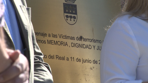 Homenajean en Soto del Real a víctimas del terrorismo Homenajean en Soto del Real a víctimas del terrorismo