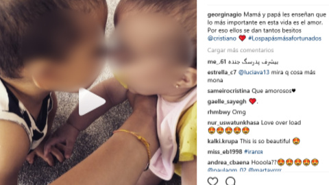 Georgina presume del amor que hay entre sus hijos Georgina presume del amor que hay entre sus hijos
