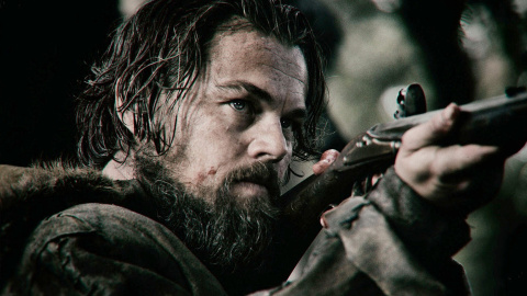 Leonardo DiCaprio, durante el rodaje de 'El renacido'.
