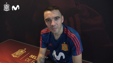 Aspas vivió su gol con incertidumbre por la espera del VAR Aspas vivió su gol con incertidumbre por la espera del VAR
