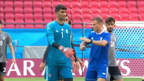 Irán prepara su encuentro ante España Irán prepara su encuentro ante España