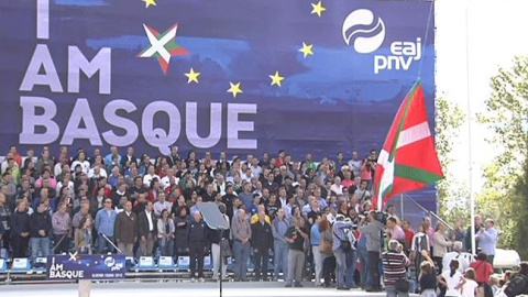 Celebración del último Alderdi Eguna ("Día del partido" en euskera). EFE Celebración del último Alderdi Eguna ("Día del partido" en euskera). EFE