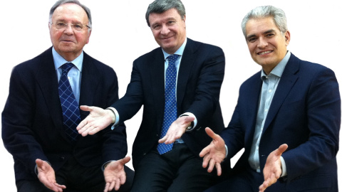 Bernad junto a López-Diéguez y Ruiz Puerta. Bernad junto a López-Diéguez y Ruiz Puerta.