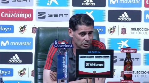 Fernando Hierro: "Acepto este reto bonito con valentía" Fernando Hierro: "Acepto este reto bonito con valentía"