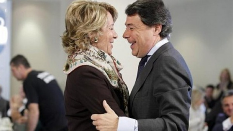 Ignacio González, expresidente de la Comunidad de Madrid, junto a su antecesora en el cargo, Esperanza Aguirre. - EUROPA PRESS Ignacio González, expresidente de la Comunidad de Madrid, junto a su antecesora en el cargo, Esperanza Aguirre. - EUROPA PRESS