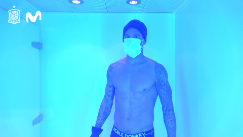 Sergio Ramos y Lucas Vázquez en sesión de crioterapia Sergio Ramos y Lucas Vázquez en sesión de crioterapia