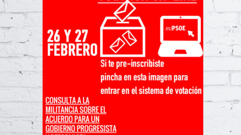 Unos 15.000 afiliados han pedido votar por internet a través de la plataforma digital miPSOE, en donde podrán hacerlo hasta mañana, sábado, a las 20.00 horas. Unos 15.000 afiliados han pedido votar por internet a través de la plataforma digital miPSOE, en donde podrán hacerlo hasta mañana, sábado, a las 20.00 horas.