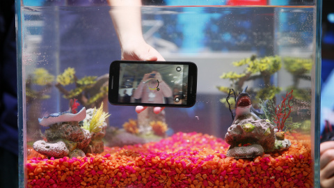 Una imagen del Mobile World Congress./ REUTERS Una imagen del Mobile World Congress./ REUTERS