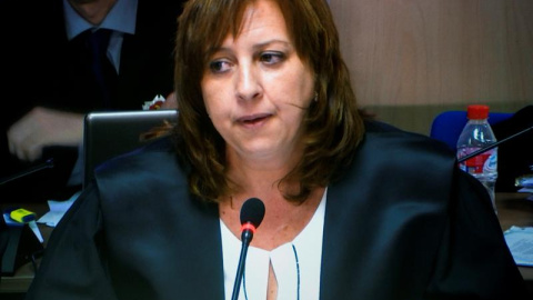 La abogada de la Comunidad Autónoma de Baleares, Ángeles Berrocal, durante su interrogatorio a Diego Torres, exsocio de Iñaki Urdangarin en el Instituto Nóos. EFE/Cati Cladera La abogada de la Comunidad Autónoma de Baleares, Ángeles Berrocal, durante su interrogatorio a Diego Torres, exsocio de Iñaki Urdangarin en el Instituto Nóos. EFE/Cati Cladera