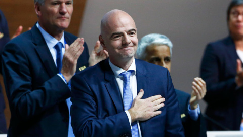 Infantino, tras ser elegido nuevo presidente de la FIFA. REUTERS/Arnd Wiegmann Infantino, tras ser elegido nuevo presidente de la FIFA. REUTERS/Arnd Wiegmann