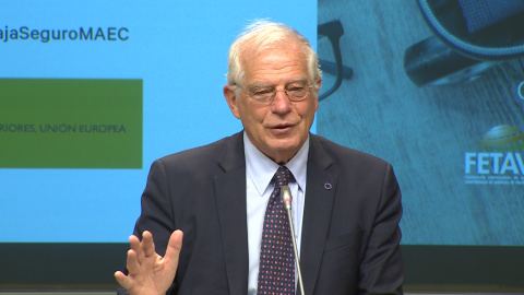 Borrel presenta campaña para viajar seguro al extranjero Borrel presenta campaña para viajar seguro al extranjero