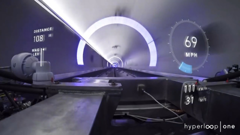 El Hyperloop alcanza un nuevo récord de velocidad El Hyperloop alcanza un nuevo récord de velocidad