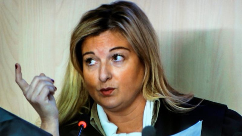 Virginia Lopez-Negrete, abogada de la acusacion popular de Manos Limpias en el juicio de Noos Virginia Lopez-Negrete, abogada de la acusacion popular de Manos Limpias en el juicio de Noos