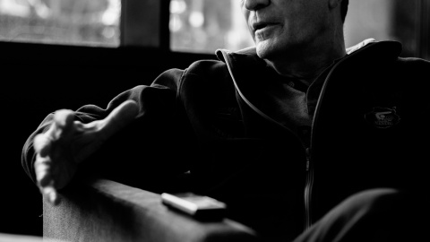 Aíto García Reneses, en un momento de la entrevista. REPORTAJE FOTOGRÁFICO: JAIRO VARGAS