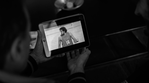 Aíto García Reneses, en un momento de la entrevista. REPORTAJE FOTOGRÁFICO: JAIRO VARGAS