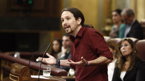 Pablo Iglesias en la segunda sesión de investidura de Sánchez / EUROPA PRESS Pablo Iglesias en la segunda sesión de investidura de Sánchez / EUROPA PRESS