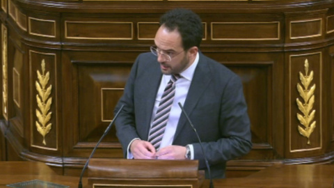 El portavoz del grupo socialista, Antonio Hernando. El portavoz del grupo socialista, Antonio Hernando.