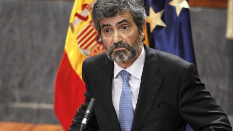 El presidente del Consejo General del Poder Judicial y del Tribunal Supremo, Carlos Lesmes. (EFE)