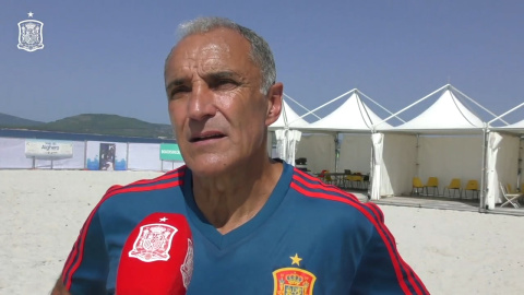 Joaquín Alonso sobre el debut de la selección de fútbol playa en la Superfinal Joaquín Alonso sobre el debut de la selección de fútbol playa en la Superfinal