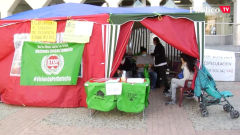 Georgina, madre de un niño de 11 años, desahuciada por un fondo buitre de viviendas públicas