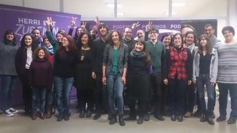 Los miembros del nuevo Consejo Ciudadano de Podemos Euskadi. / DANILO ALBIN Los miembros del nuevo Consejo Ciudadano de Podemos Euskadi. / DANILO ALBIN
