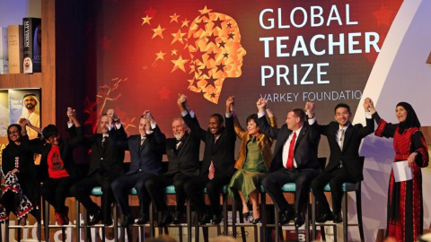 Una maestra palestina gana el 'Nobel' de los profesores