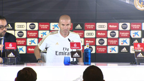 Zidane en rueda de prensa previa al derbi Zidane en rueda de prensa previa al derbi