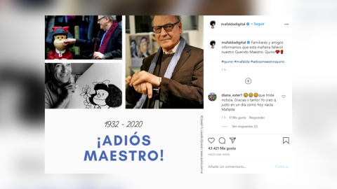 Muere 'Quino', creador de Mafalda Muere 'Quino', creador de Mafalda