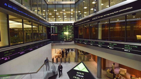 Fotografía de archivo tomada el 25 de agosto de 2015 que muestra la bolsa de Londres, Reino Unido. / EFE Fotografía de archivo tomada el 25 de agosto de 2015 que muestra la bolsa de Londres, Reino Unido. / EFE