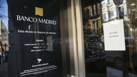 Imagen de una oficina de Banco Madrid Imagen de una oficina de Banco Madrid