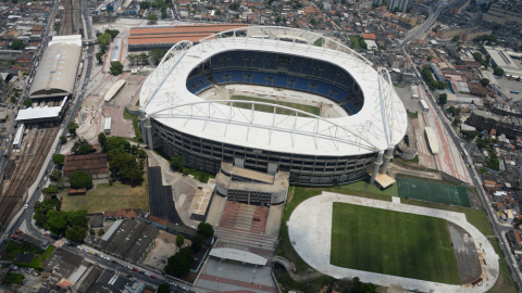 Vista aérea del estadio olímpico de Río 2016. /AFP