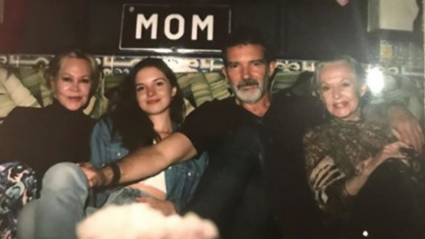 Antonio Banderas y Melanie Griffith, juntos en el cumpleaños de su hija Antonio Banderas y Melanie Griffith, juntos en el cumpleaños de su hija