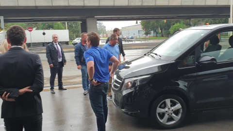 Arnold Schwarzenegger visita el Metro de Barcelona Arnold Schwarzenegger visita el Metro de Barcelona