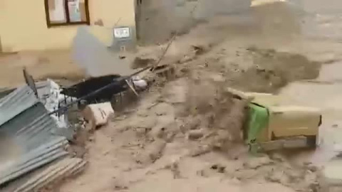 La histórica riada de Cebolla desata el pánico entre sus vecinos La histórica riada de Cebolla desata el pánico entre sus vecinos