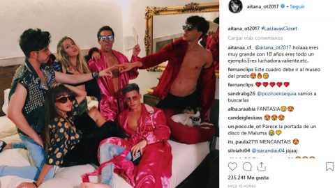 Los triunfitos se reencuentran en casa de 'Los Javis' Los triunfitos se reencuentran en casa de 'Los Javis'