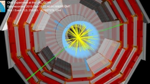 Se refuerzan sospechas del hallazgo de una nueva partícula en el LHC. /CERN/CMS COLLABORATION Se refuerzan sospechas del hallazgo de una nueva partícula en el LHC. /CERN/CMS COLLABORATION