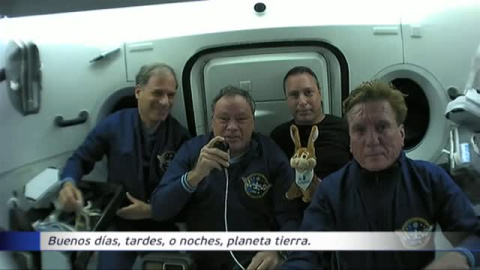 La nave privada de Space X llega a la ISS La nave privada de Space X llega a la ISS