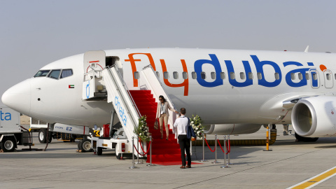Imagen de archivo de un avión de Flydubai. /REUTERS Imagen de archivo de un avión de Flydubai. /REUTERS