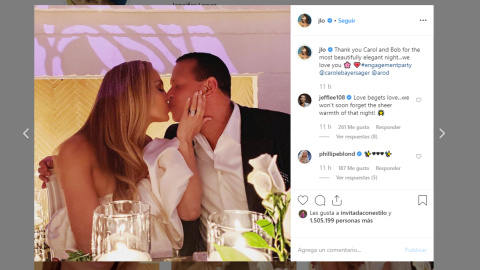 JLo y Alex Rodriguez comparten su fiesta de compromiso JLo y Alex Rodriguez comparten su fiesta de compromiso