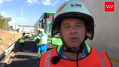 Ocho heridos leves en un accidente múltiple en la A-42 Ocho heridos leves en un accidente múltiple en la A-42