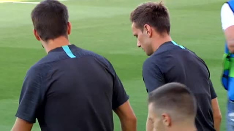 El Barça prepara el partido contra el Inter esperando que Messi pueda jugar El Barça prepara el partido contra el Inter esperando que Messi pueda jugar