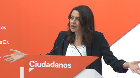 Arrimadas: "Ciudadanos no va a conceder indultos" Arrimadas: "Ciudadanos no va a conceder indultos"